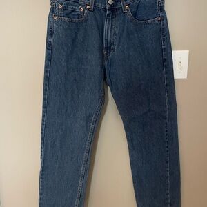 Levi's Dark Blue Straight Jeans